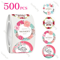 500pcs Mom Gift Stickers Mothers Day Labels Sweet Treat Stickers Thank You Sticker Labels Happy Mothers Day Tags Cookie Stickers