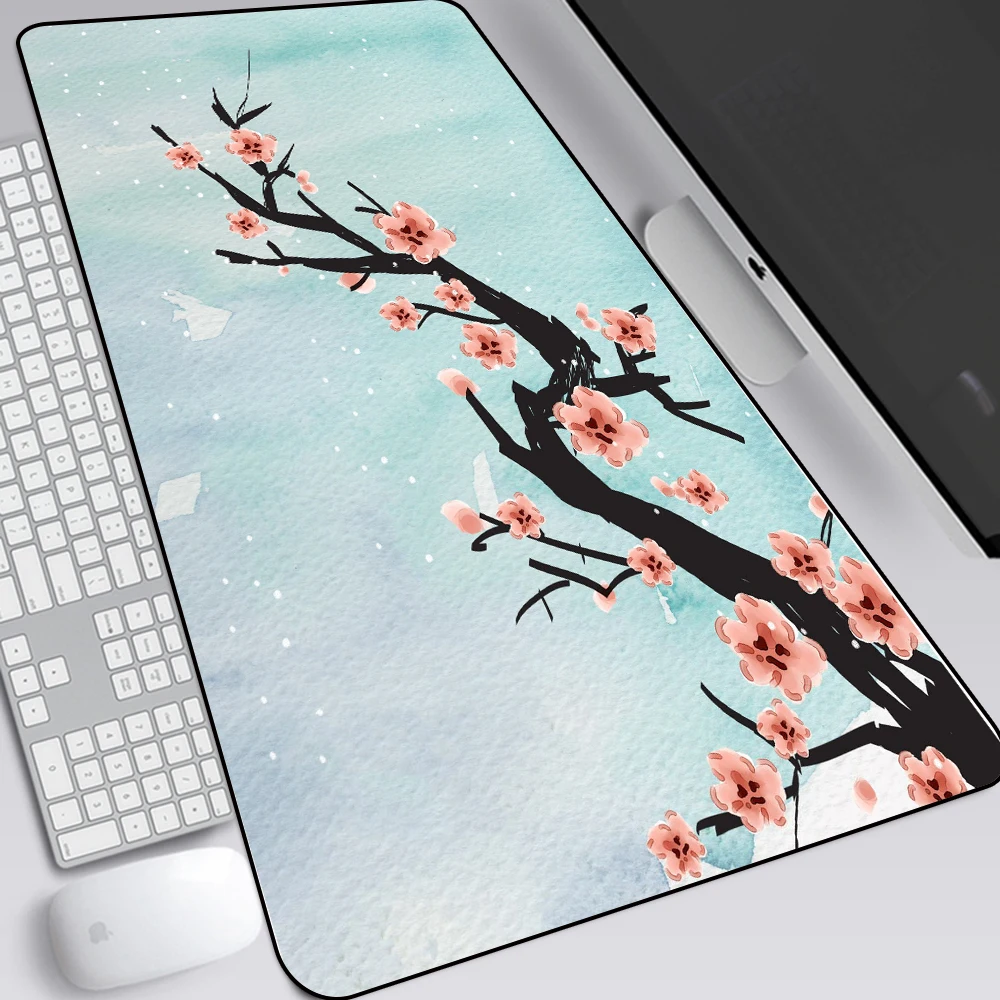 Japan Ukiyo-e Mouse Pad Sakura Game Machine Game Table Carpet Large Rubber Table Mat Mousepad Game Accessories Laptop Desk Mat