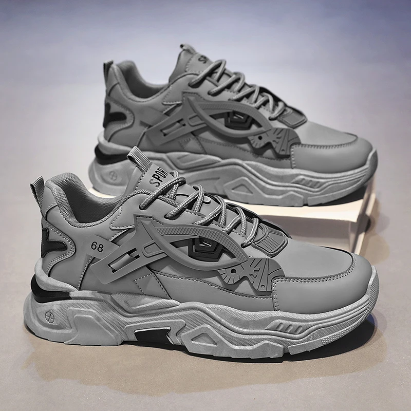 

Four season thick soled versatile casual sports shoes men new comfortable non slip wear-resistant outdoor fashion sports shoes