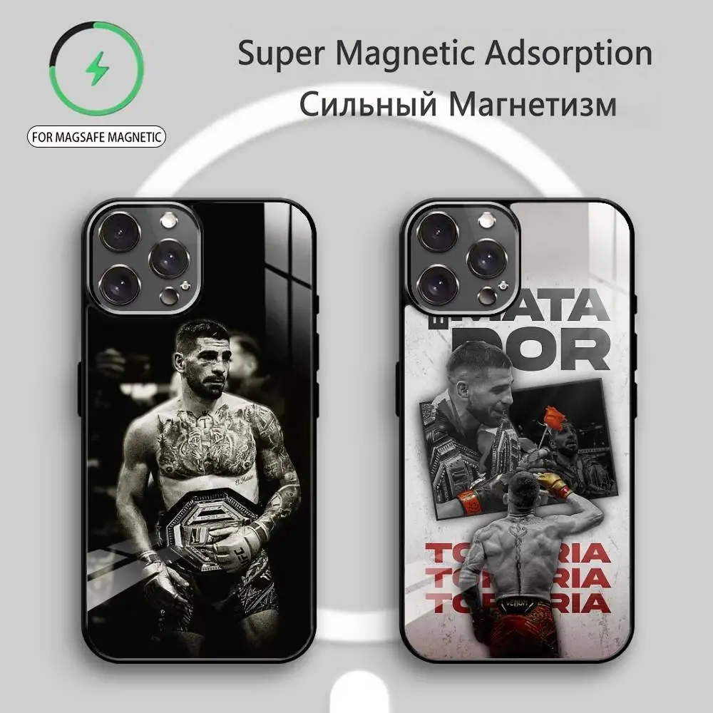 

I-Ilia Champion Topuria Phone Case For iPhone17,16,15,14,13,12,11 Plus,Pro Max Magnetic For Magsafe Wireless Charging