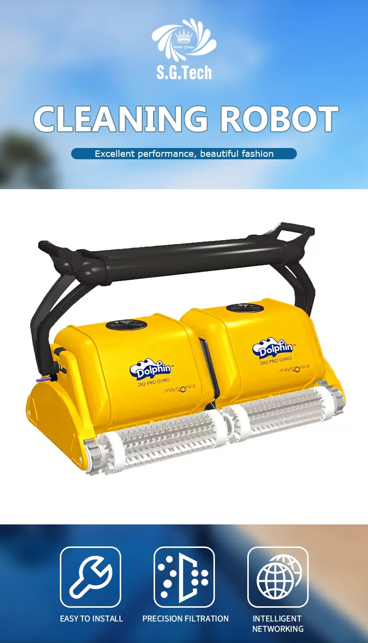 High-quality mini water crown pool cleaner outdoor energy-efficient pool cleaning robot