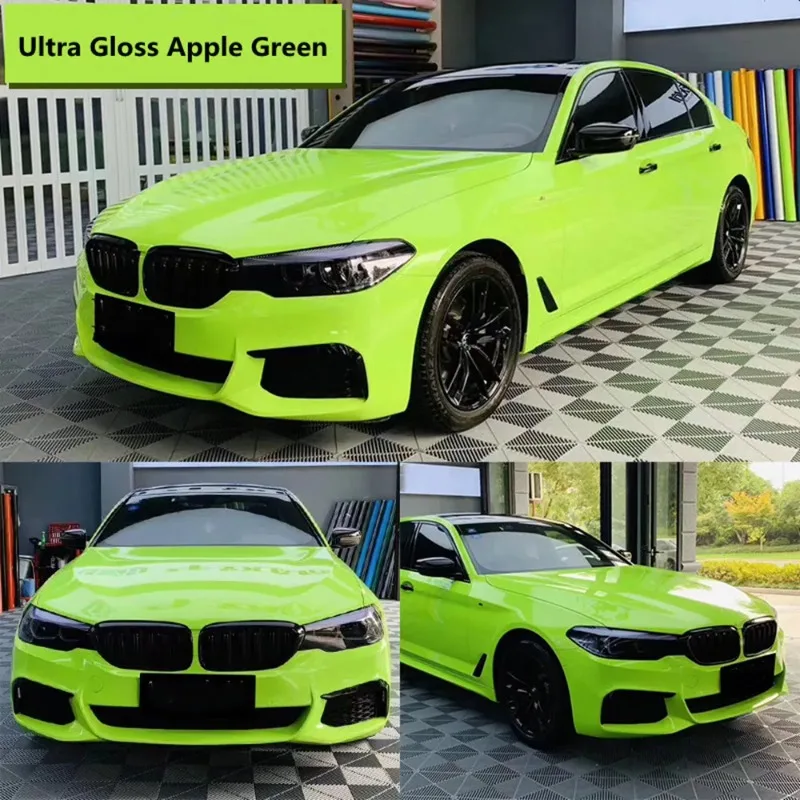 1.52*18m Car Wrap Chameleon Purple Blue pink Green Super Glossy Metallic Full Body Car Vinyl Wrap Price Vehicle Wraps