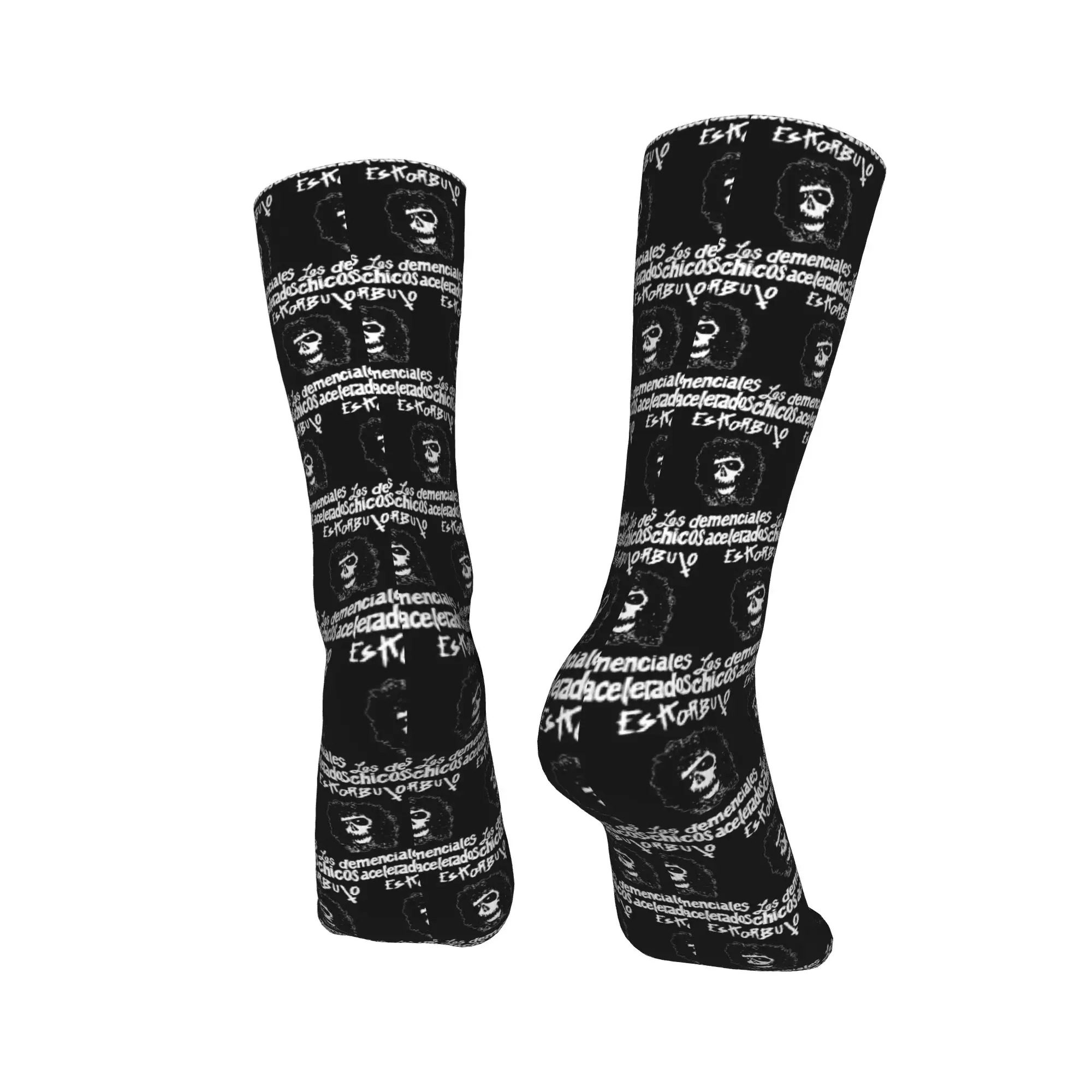 DEMENCIALS ESKORBUTO الشرير الصخرة الجوارب المضادة للانزلاق جوارب زوجين تنفس سكيت الجوارب الربيع العصرية تصميم الجوارب #4