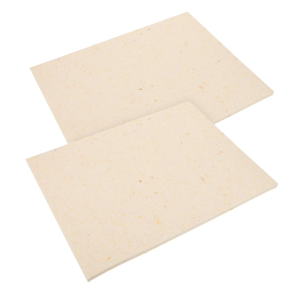 

2 Pcs Sponge Mat of Hot Painting Machine Hat Press Accessories Heat Transfer Supplies