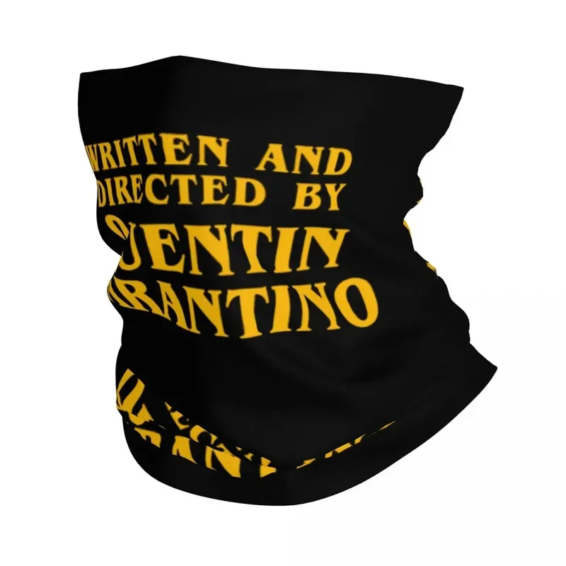 Quentin Tarantino Neck Warmer para homens e mulheres, lenço de inverno, tubo de esqui, pulôver, filme, pulp fiction, kill bill, capa facial