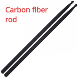 Baqueta de fibra de carbono 5A, soporte para tambor de Jazz, accesorios para instrumentos de percusión de rendimiento profesional, 1 par