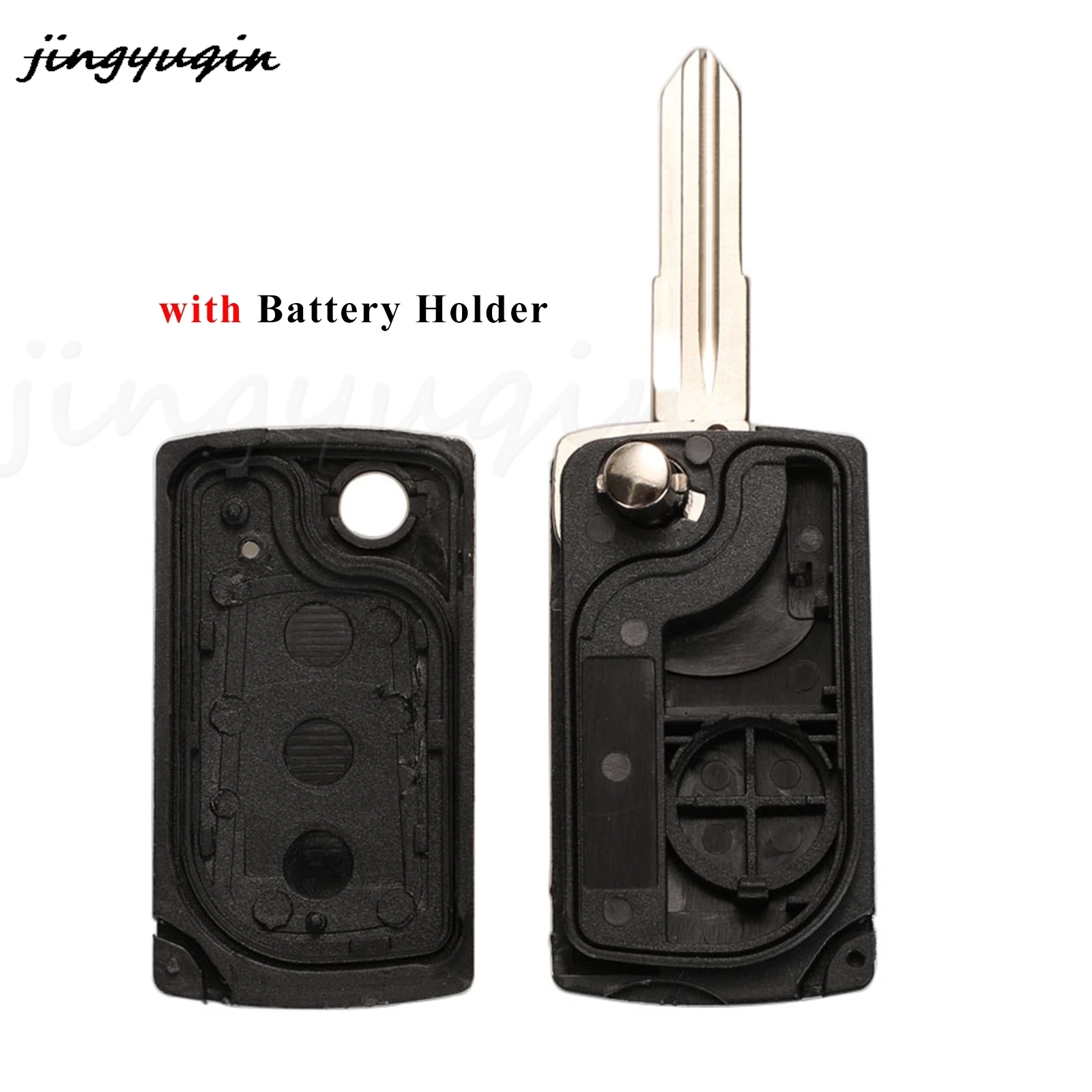 jingyuqin 3 Buttons Flip Folding Remote Key Case Shell For Great Wall Hover Haval H3 H5 Keyless Entry Fob Key Cover Replacement