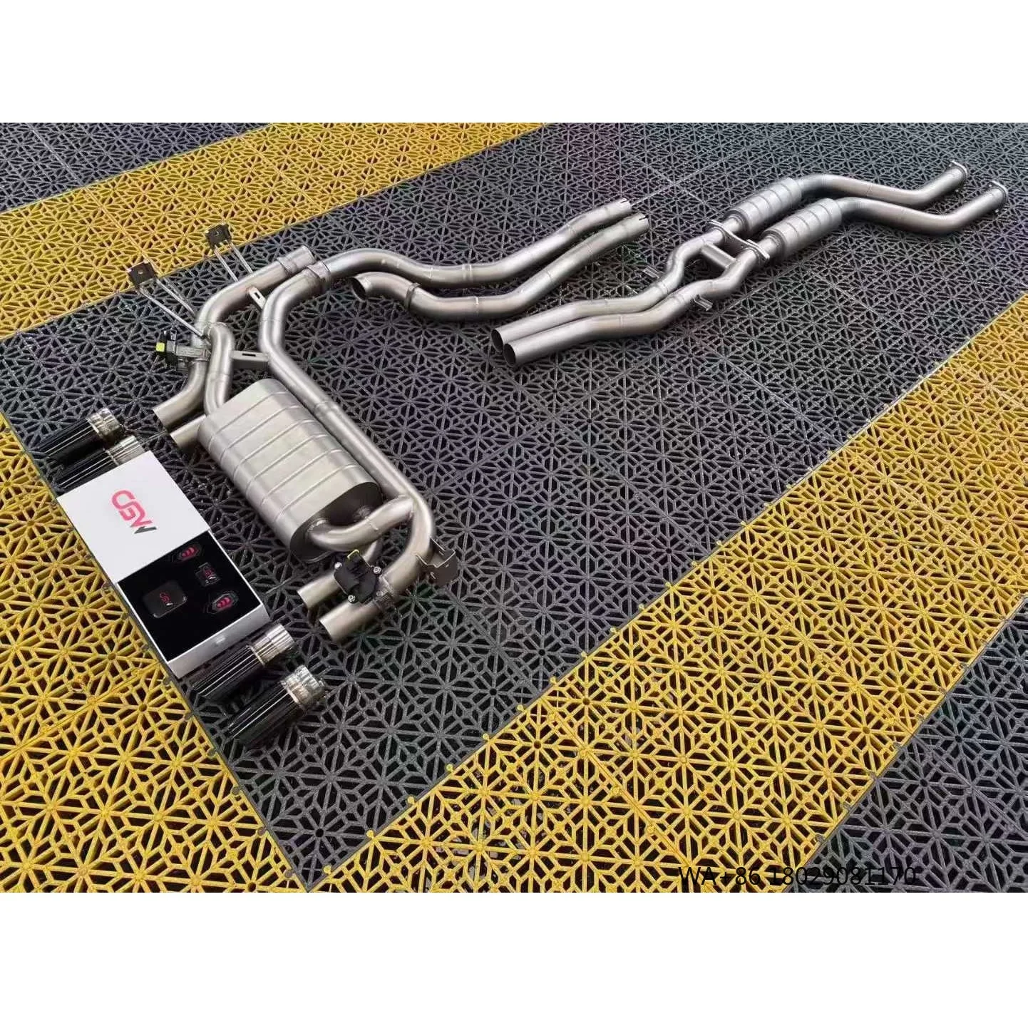 

CGW Agessive Sound Stainless Steel Catback Exhaust With Quad Tips for E46 M3
