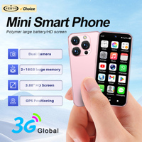 Official SERVO 19E Android Tiny Smartphone 2 SIM Cards 3G Network 16GB ROM GPS WiFi Camera 3.88\