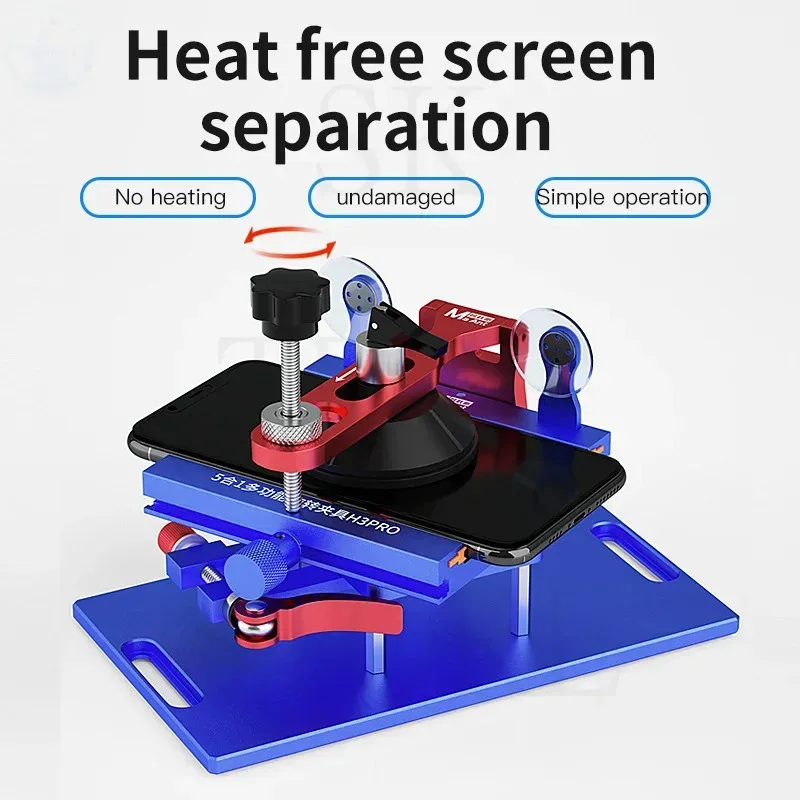 Muti-function Ratary Jig Free Heating Screen Separation MaAnt H3Pro 5 in 1for Iphone Android Phones Repair Fixture