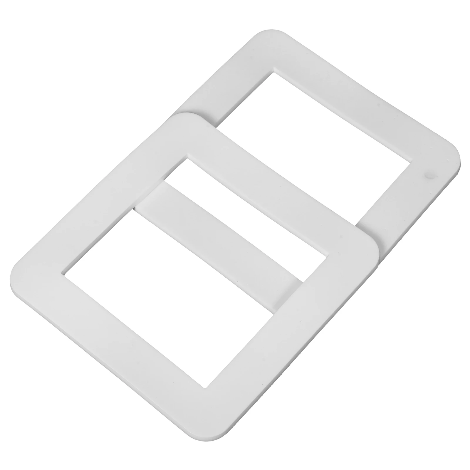 

2 Pcs Switch Cover Outlet Covers Electrical Plugs Flat Decorative Plate for Walls Household