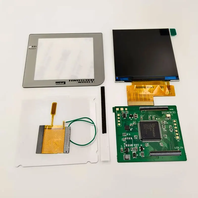 شاشة GBP LCD جديدة. شاشة LCD عالية السطوع IPS بالحجم الأصلي مقاس 2.6 بوصة مناسبة لجيب Gameboy سهلة التركيب #1