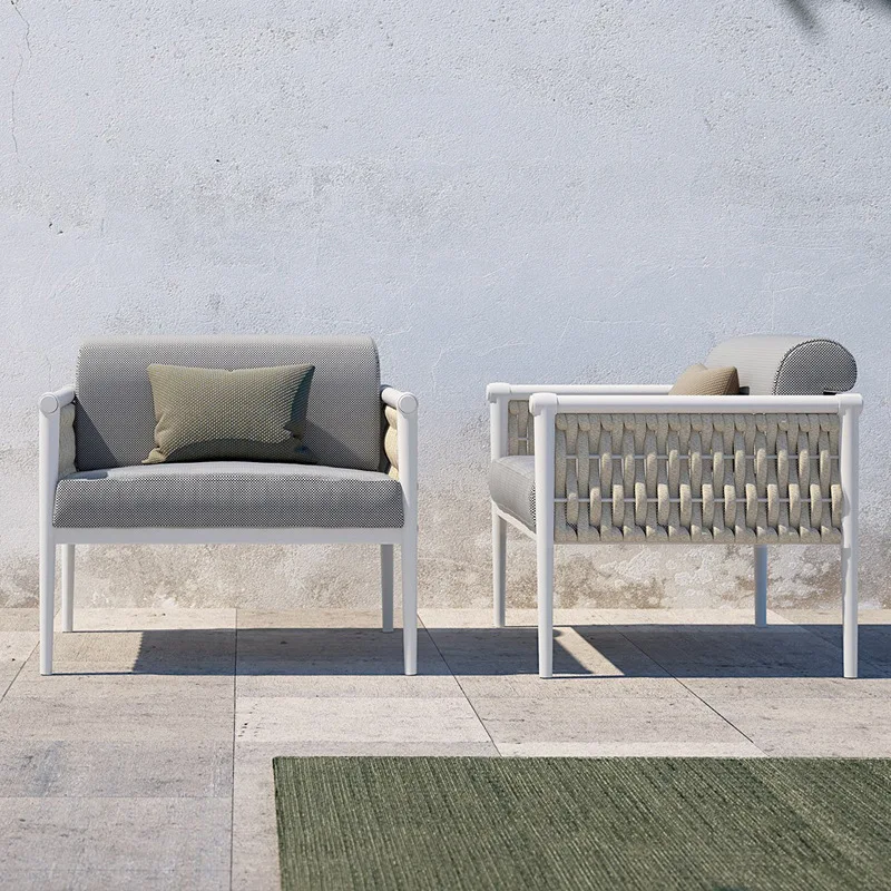 

Outdoor sofa leisure villa courtyard double outdoor rattan terrace garden