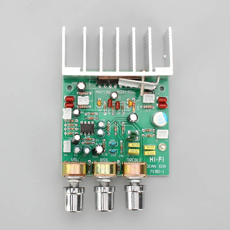 AN7190 DC12V power amplifier board 20W + 20W 2.0 channel DIY speaker HIFI power amplifier board