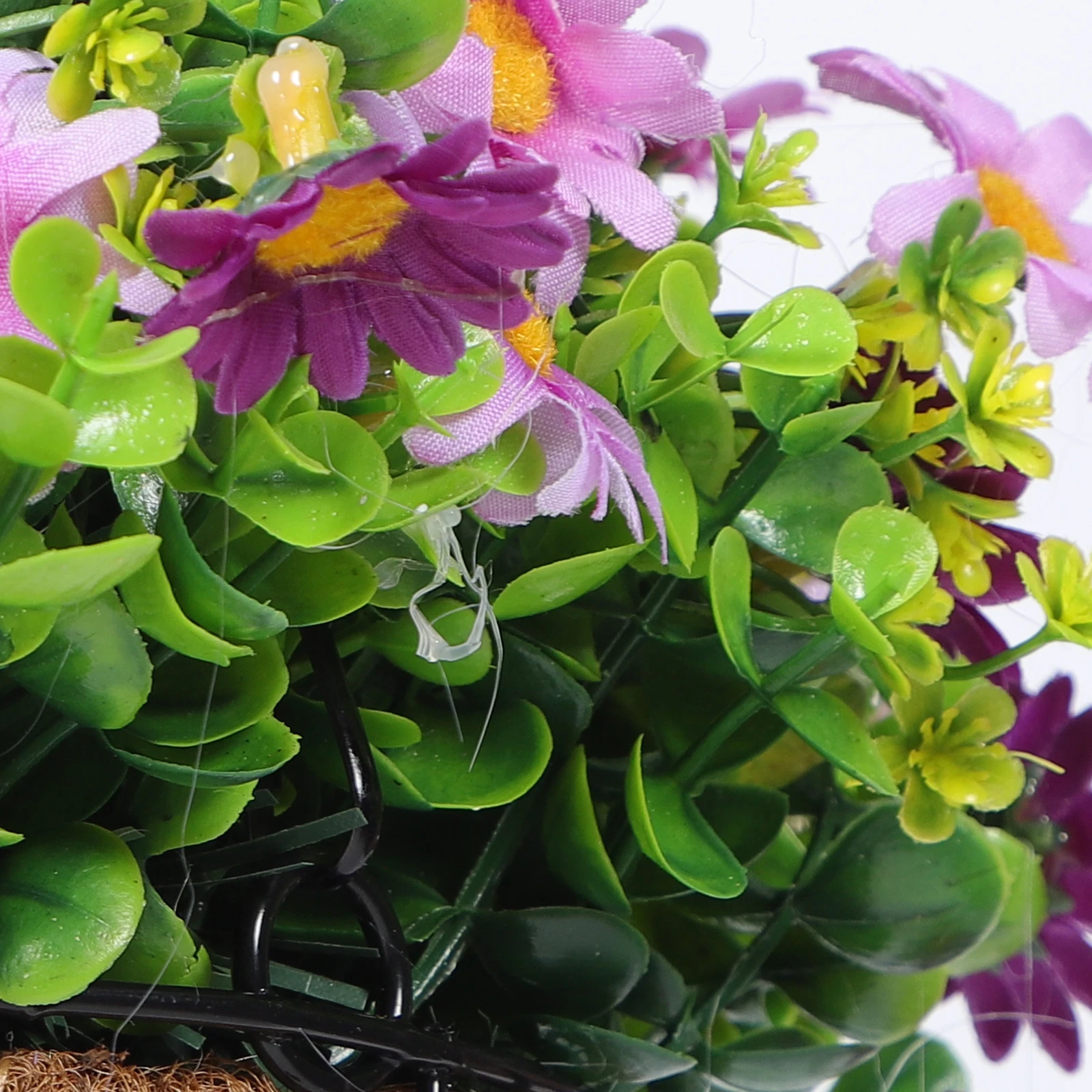 

Artificial Hanging Flowers Basket Simulation Flowers Garden Hanging Basket Indoor Balcony Flower Pot Garden Decor