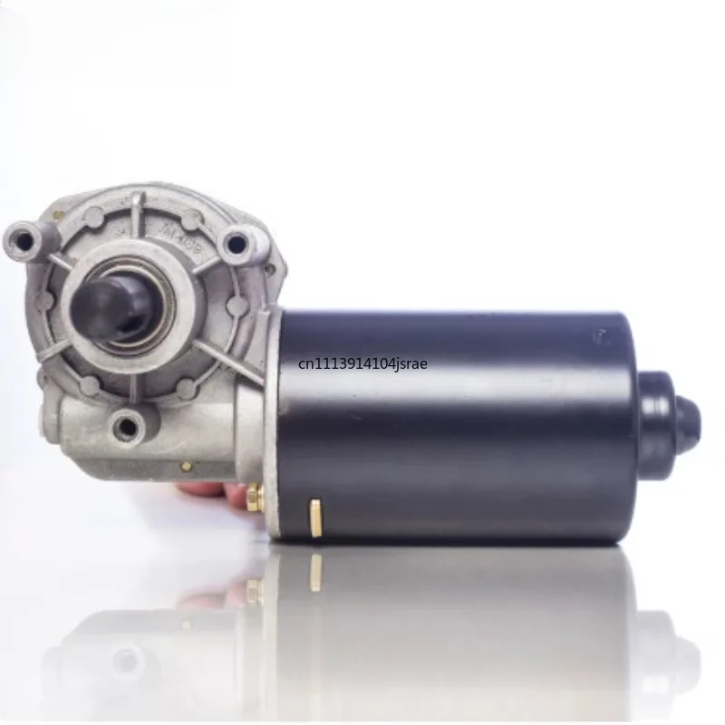 24V DC Worm Gear Reduction Motor, Multi Speed 20RPM D-shaft Output Worm Geared Motor, High Torque DC Gear Motor