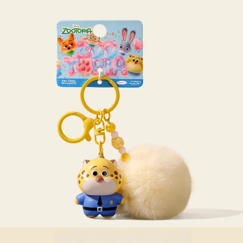 Zootopia أرنب ضابط الشرطة جودي كرة صوفية دمية حقيبة قلادة على ظهره شماعات المفاتيح هدية عيد الميلاد