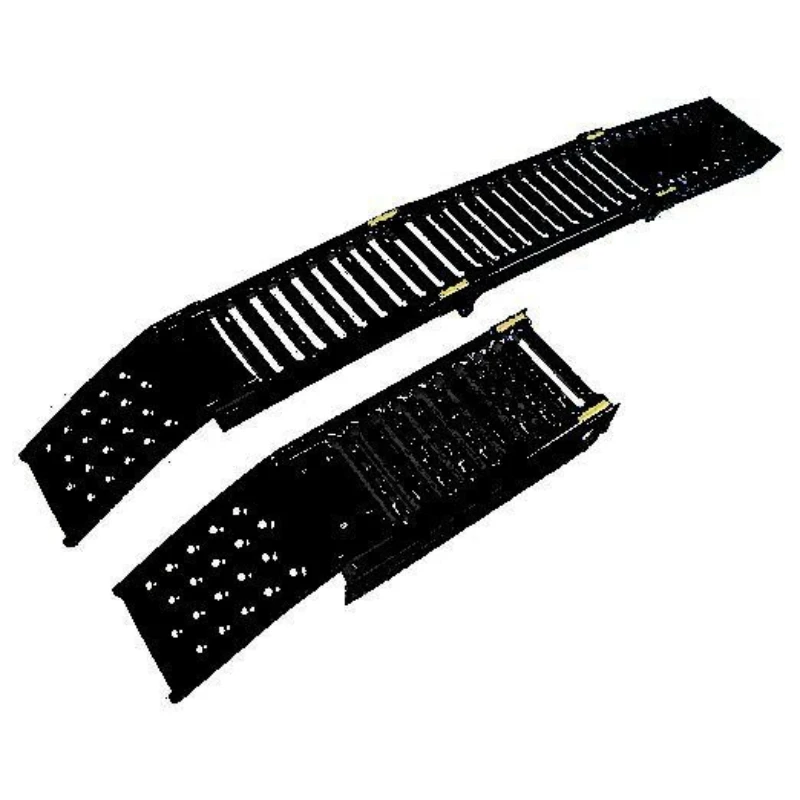 

Motorcycle, folding portable three-fold uphill board