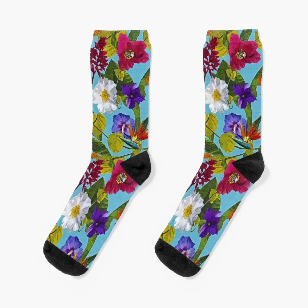 

Tropical Bohemian Socks Soccer valentine gift ideas Christmas funny sock Socks Woman Men's