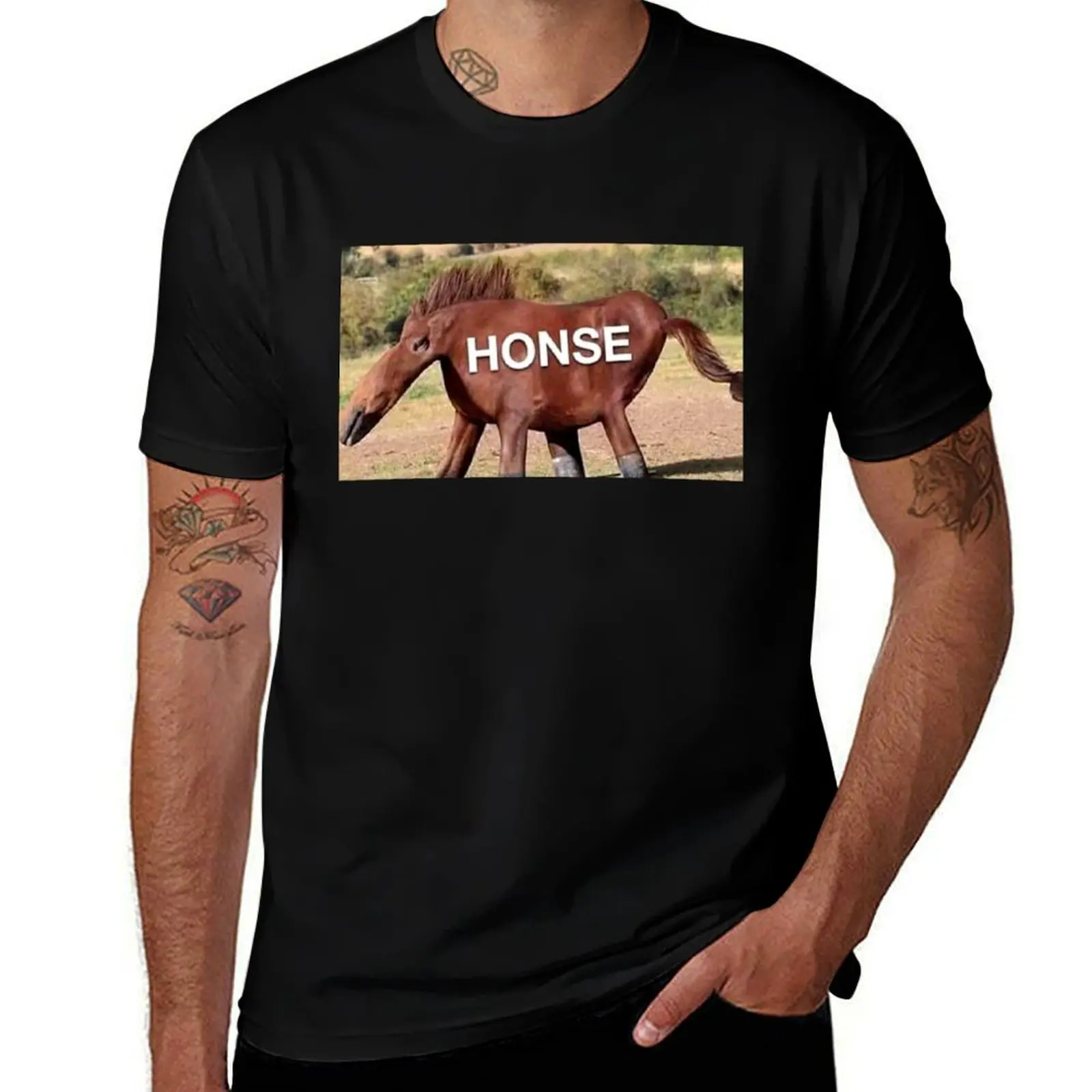 HONSE T-Shirt Comfortable Workout Short Sleeve Shirt