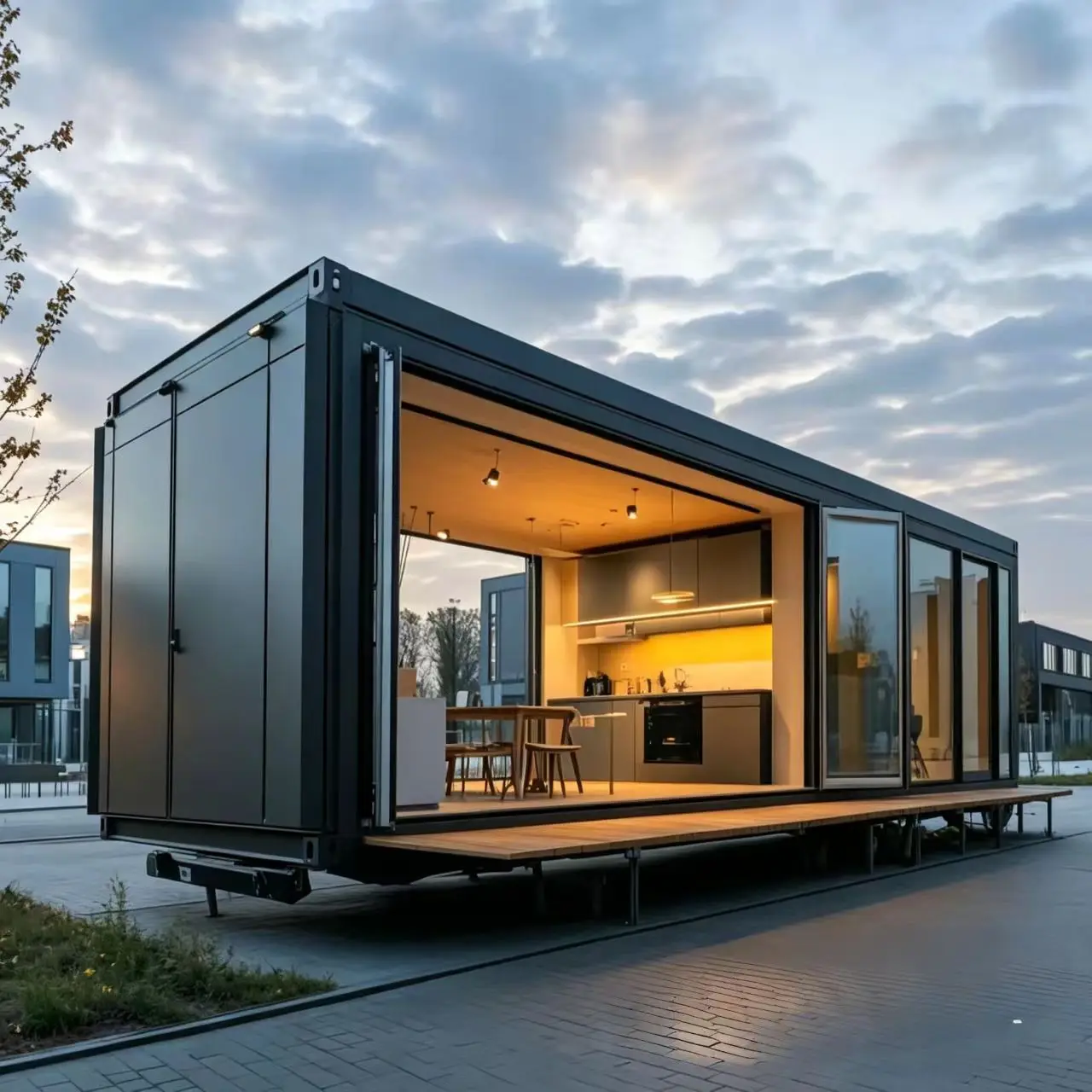 Modern Expandable Prefab Container Villa High Quality Waterproof Ideal for Vacation Rental And Long Term Residence