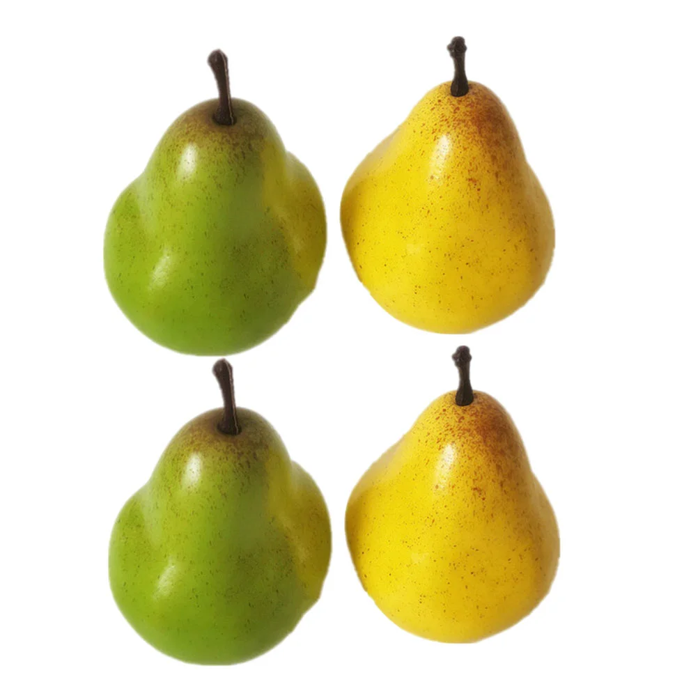 Fall Decor Photo Ornament Artificial Pear Decorative Pears Foam Artificial Fruit Faux Fruit Model Photography Props