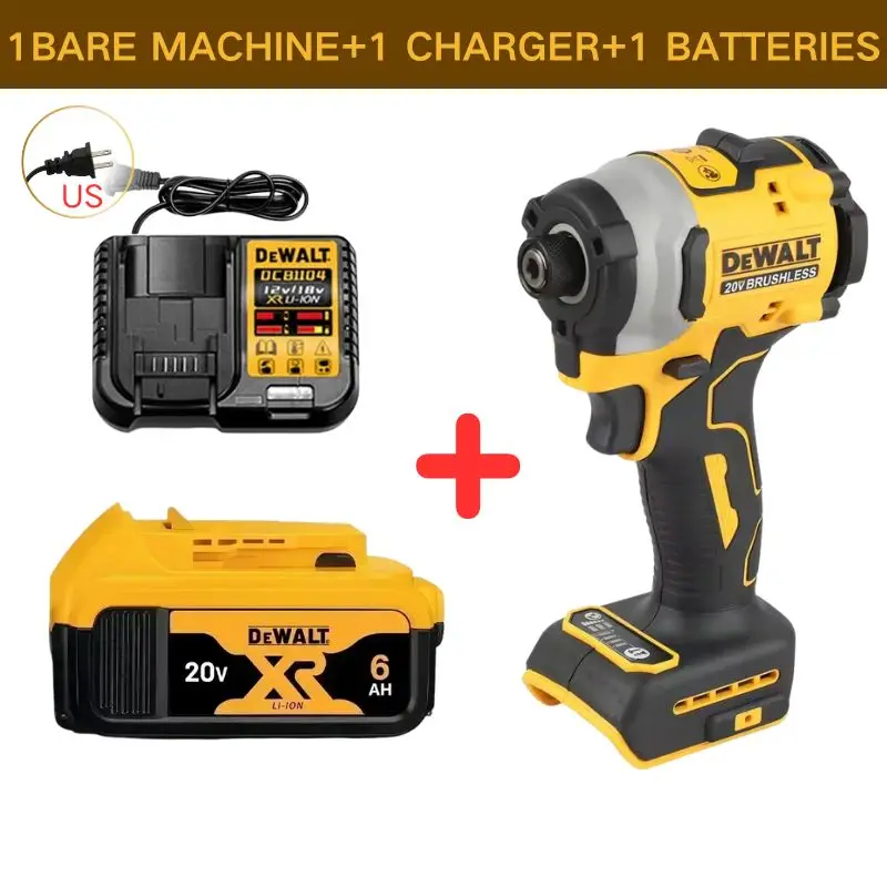 DEWALT DCF850 20V Impact Drill Brushless Motor 205Nm Variable Speed Electric Screwdriver Woodworking Driver Bare Tool power tool image 3