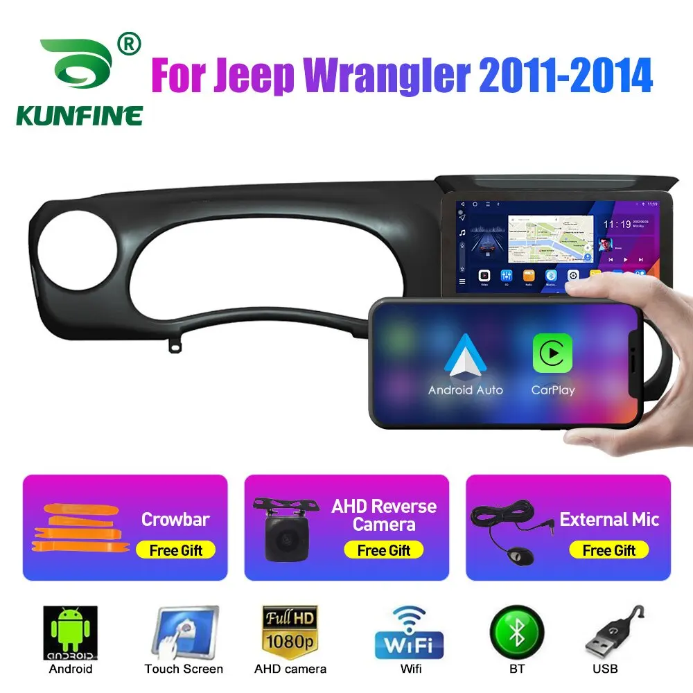 

10.33 Inch Car Radio For Jeep Wrangler 2011-2014 2Din Android Octa Core Car Stereo DVD GPS Navigation Player QLED Screen Carplay