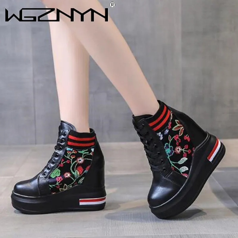 Luxury Women Sneakers 2024 Casual Shoes Breathable High Quality Comfortable Female Ladies Platform Shoes Sneakers for Women 10cm