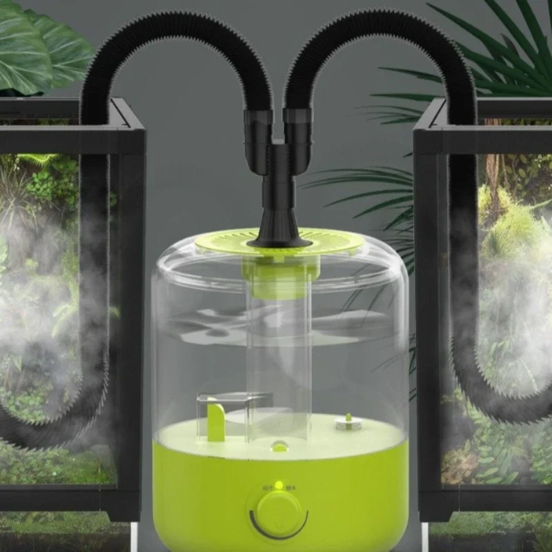 Reptile Humidifier Adjustable Large Capacity Terrarium Humidifiers with Tube Chameleon Lizard Fogger Breeding Box Nebulizer