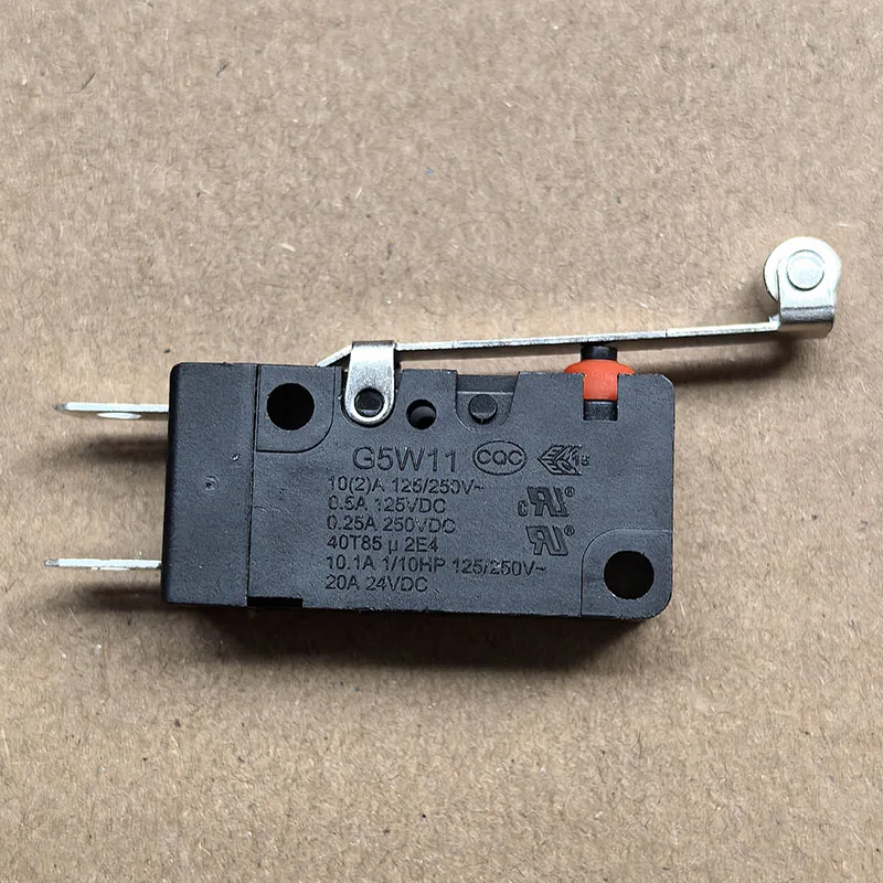 G5W11 waterproof microswitch self-resetting travel limit switch 2-pin oil-proof and dust-proof normally closed 10A125/250V