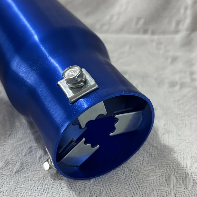 Car tail throat exhaust pipe decoration modification aluminum exhaust pipe universal 4.72inch, multi-color optional