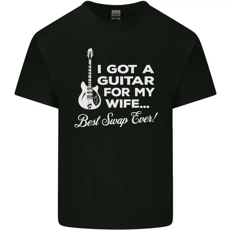 

Мужская легкая хлопковая футболка I Got a Guitar for My Wife, забавная гитариста