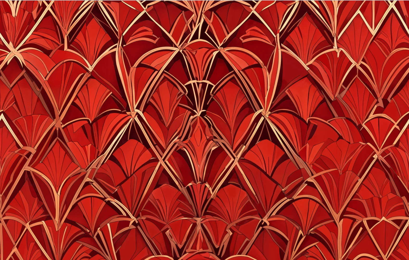 Custom Size Mural Geometric Shapes Flat Decoration Painting Home Decoration Red Blue Gold Lines Background Mural 3d wallpaper