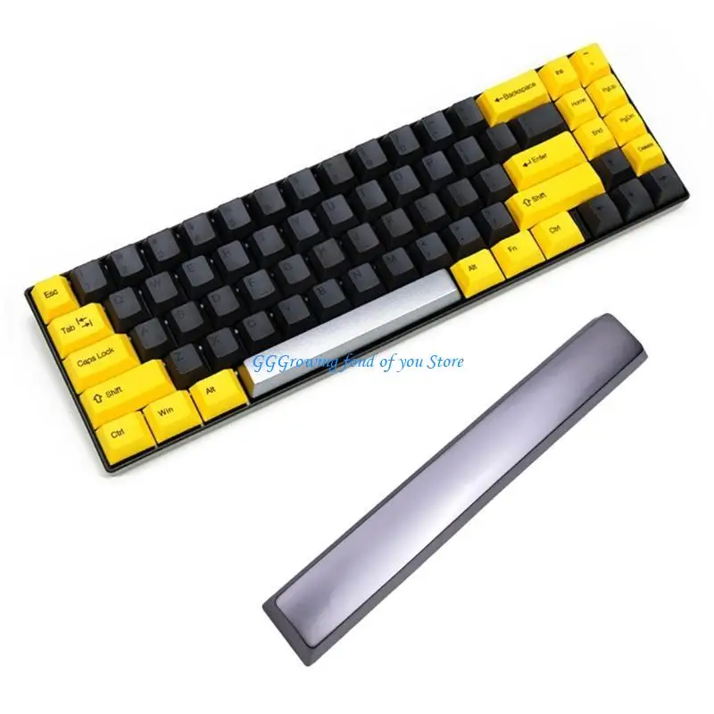

H9EB Metal Keycap Zinc Alloy Spacebar Keycap High Durability Fade Resistant Enhances Typing For Mechanical Keyboards