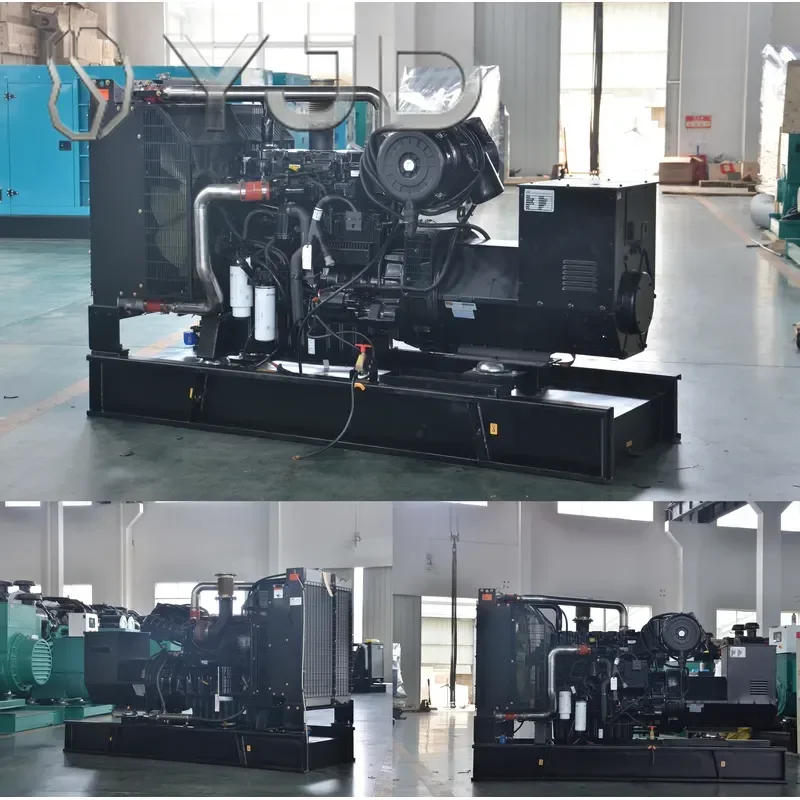 YJD Open Frame Perkin 1206D-E70TTAG2 180kw 225kva diesel Generator 225 Kva Generator Set for Sale