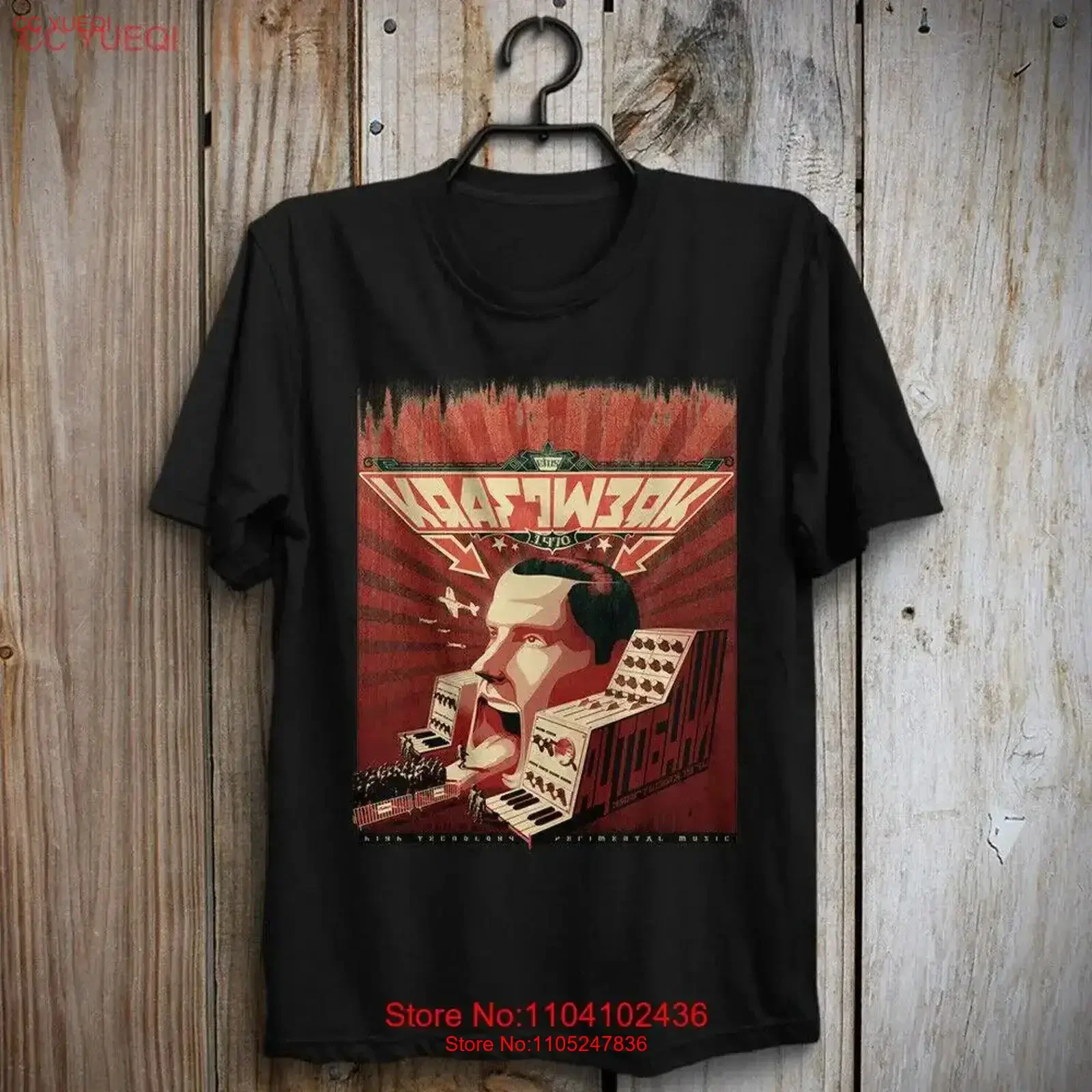 Camiseta Kraftwerk Album by T, estilo vintage de los años 90, retro, punk electrónico, Ralf Hutter, vintage, lavada, suave, a la moda, versátil, cómoda