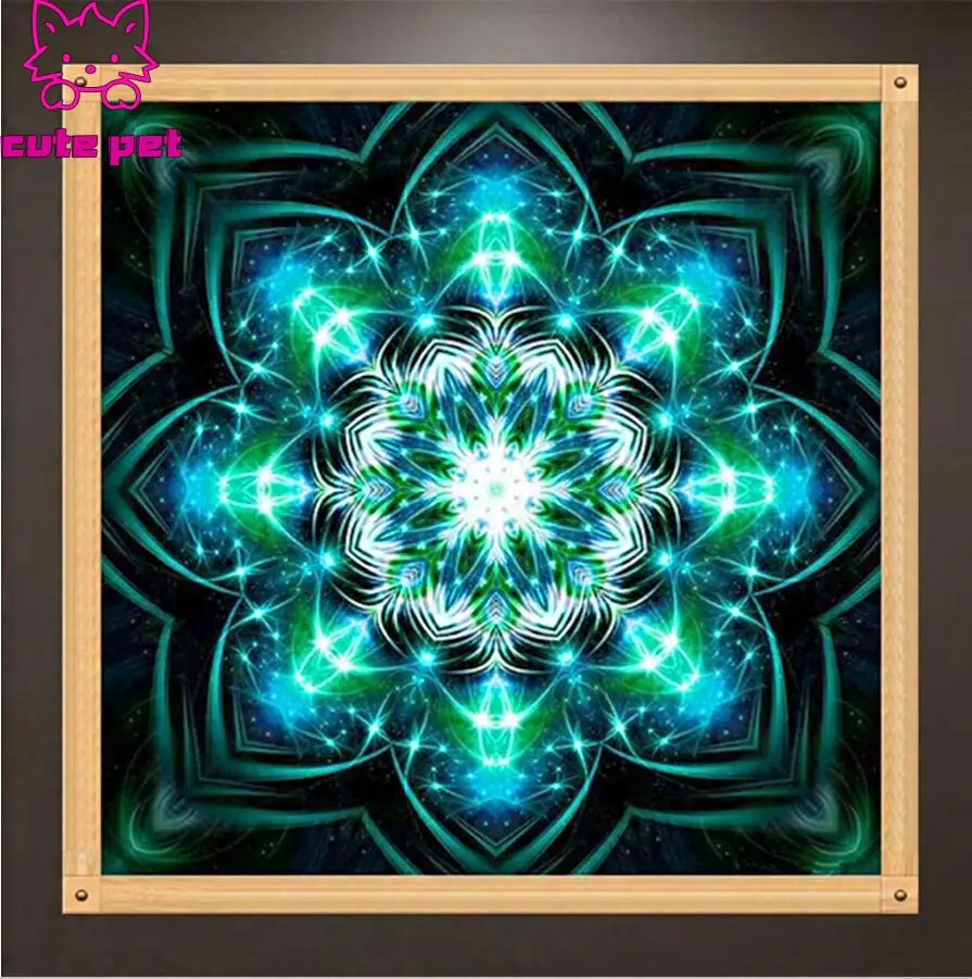 diamond embroidery sale fantasy Mandala 5d diy diamond painting  full square round drill mosaic art Thangka pattern home decor