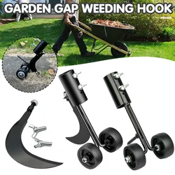 Adjustable Garden Weeding Hook Courtyard Roller Gap Weed Killer Remove Grass Tool Without Bending Over Crevice Weeder
