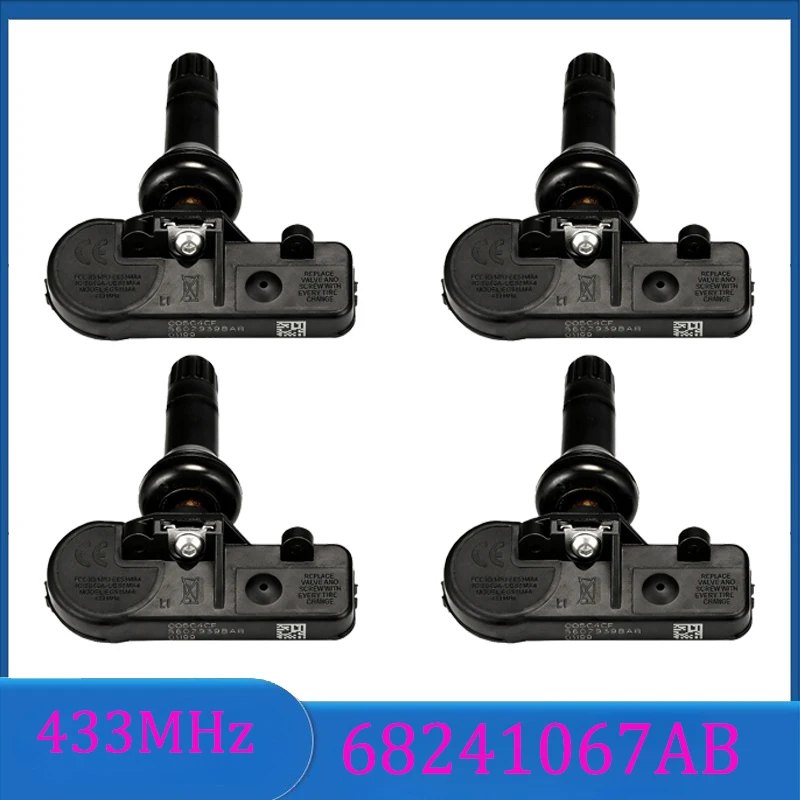 

Датчик давления в шинах 68241067AB 68241067AA для Chrysler 300, Ram 1500, 2500, Dodge Charger, Challenger, Journey, Durango, 433 МГц TPMS