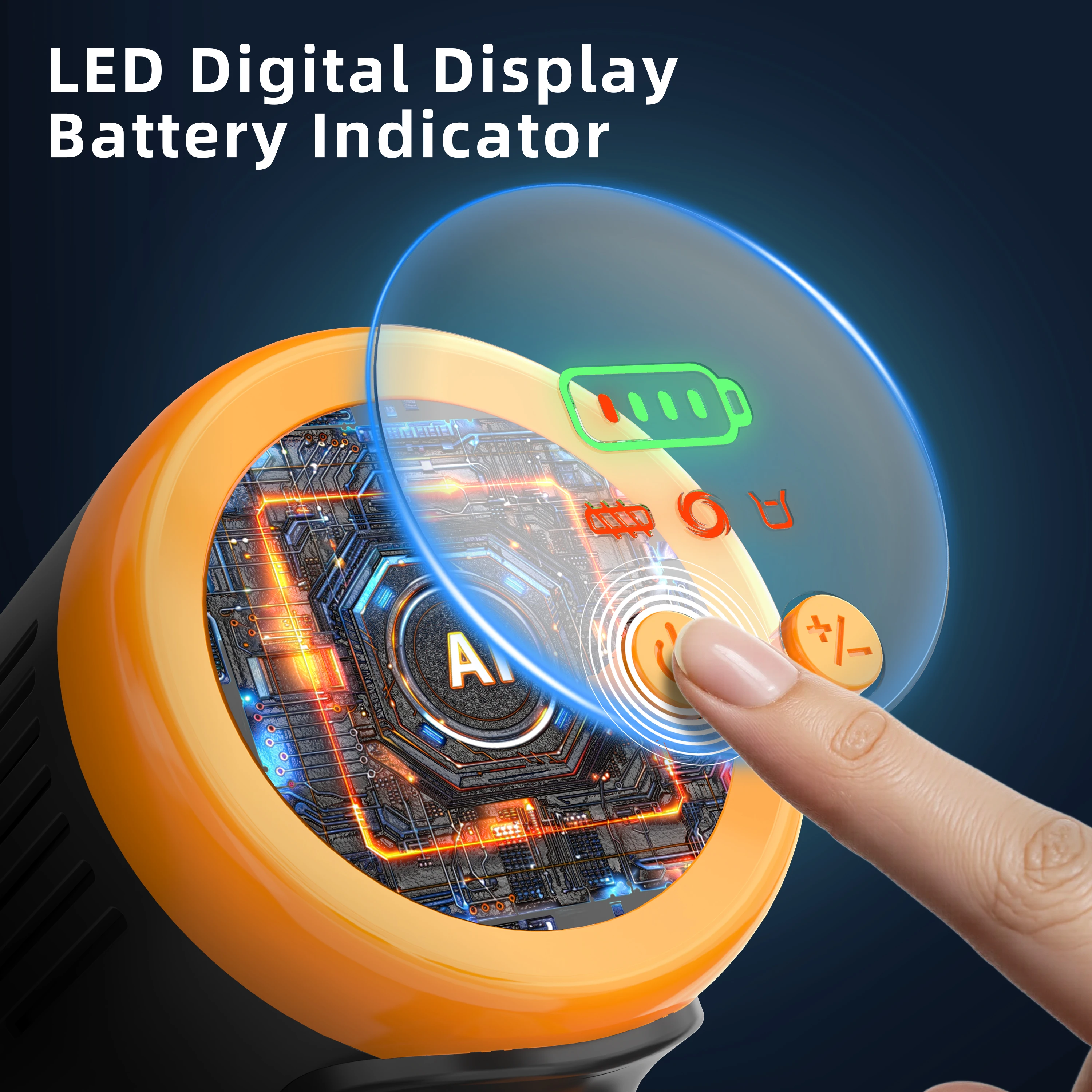 مكنسة كهربائية لاسلكية بتصميم قائم بذاته DSV112A بقدرة 550 وات 45000 باسكال - محرك قوي بدون فرش، مكنسة منزلية محمولة باليد