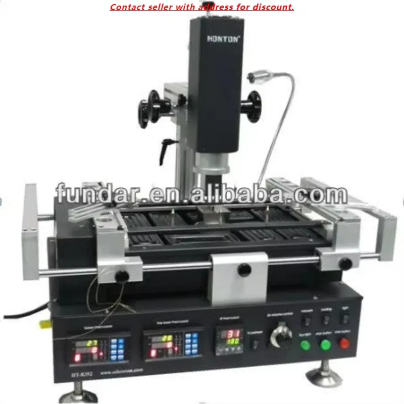 

Top Selling HT 392 3 Temperature Zones Hot Air Soldering Station With Free Bga Reball Tool