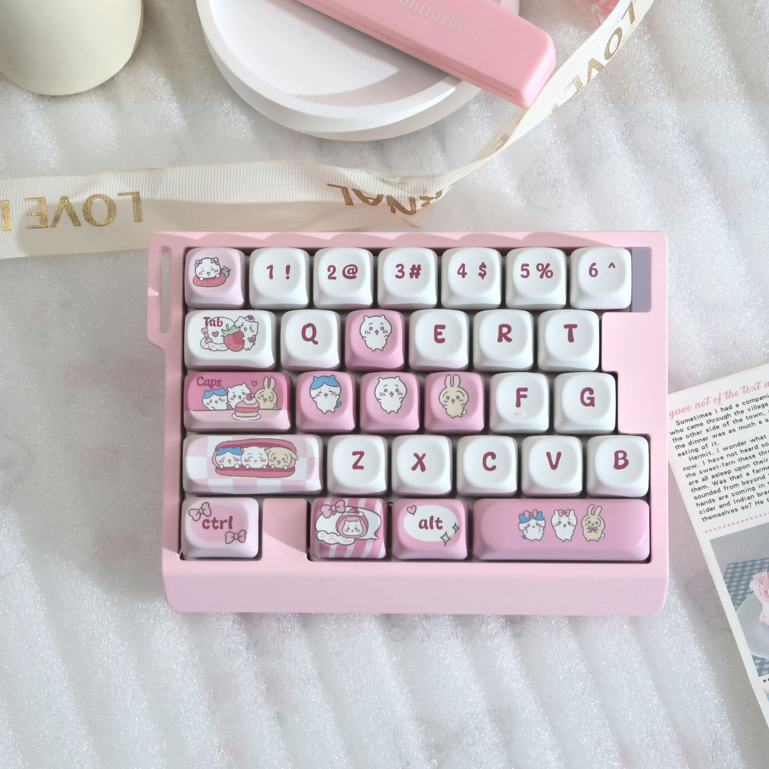 

Механическая клавиатура HE30 с магнитными переключателями для одной руки, беспроводная Bluetooth, 3 режима, низкая задержка, быстрый отклик, для киберспорта