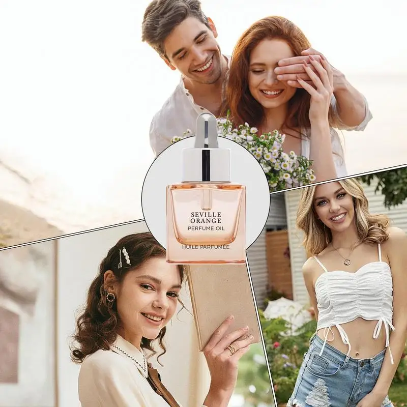 30ml Orange Perfume For Women With Dropper Fresh Citrus Fruit Scent Sunny Vitality Sensitive and Natural For Daily Dating Travel