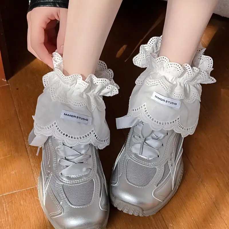 

Japanese Lolita Over Shoes Socks Style Women's Socks Pile Up Socks Cuffs Sweet Girl Leg Warmer