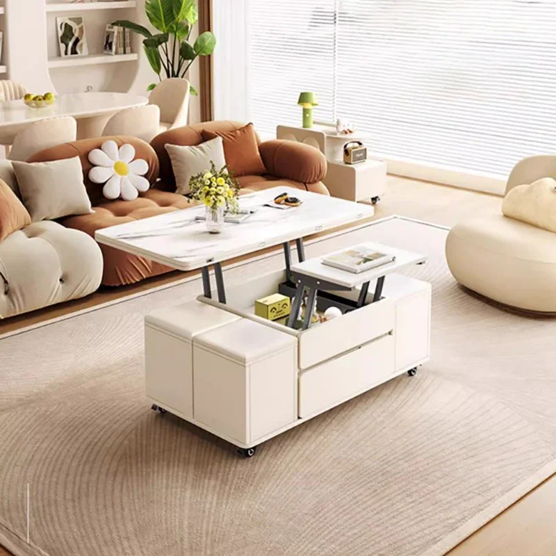 

Simple Nordic Coffee Table Trau Living Room Modern Luxury Designer Side Table Aesthetic White Mesita Auxiliar Furniture For Home