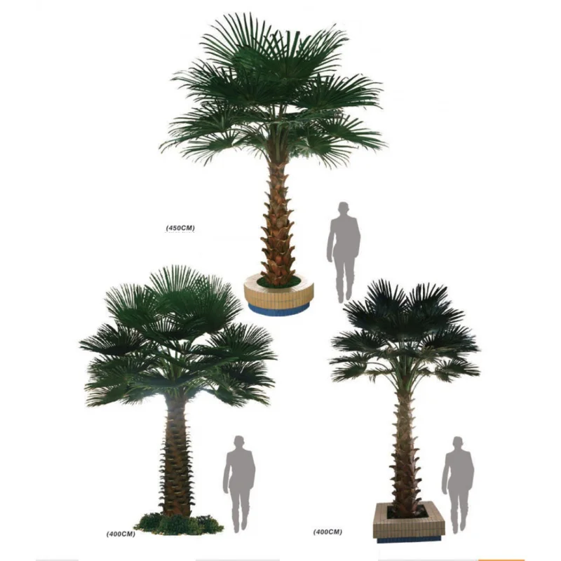 custom.Big 4M UV resistant trees decoration artificial with windproof outdoor decoration