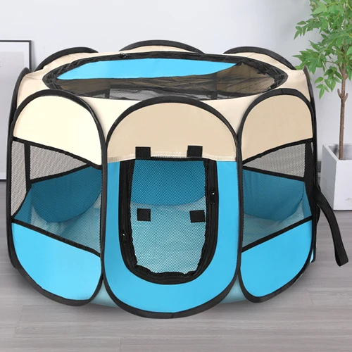 XiaSheng  Portable Foldable Pet Camping Tent Indoor Outdoor Kennel Fence Dog Playpen and Cat House for Shows and Camping