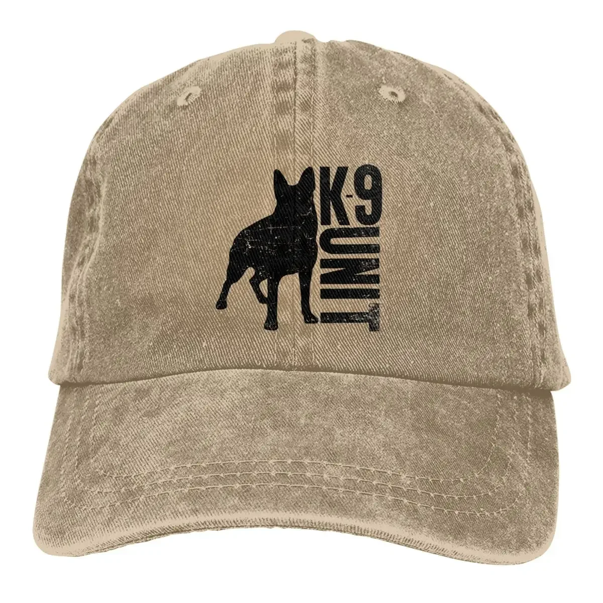 K9 Unit German Shepherd Men Pure Color Dad Hats Sun Visor Baseball Caps Peaked Cap