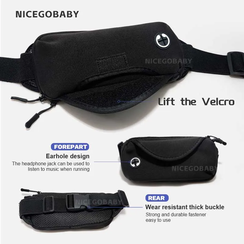 Sports running mobile phone bag men's and women's belt Fanny pack artifact Light outdoor